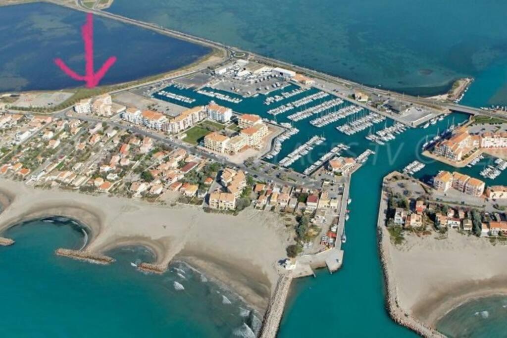 Le Nautica Plage T2 Climatise En Bord De Mer Frontignan Exterior photo